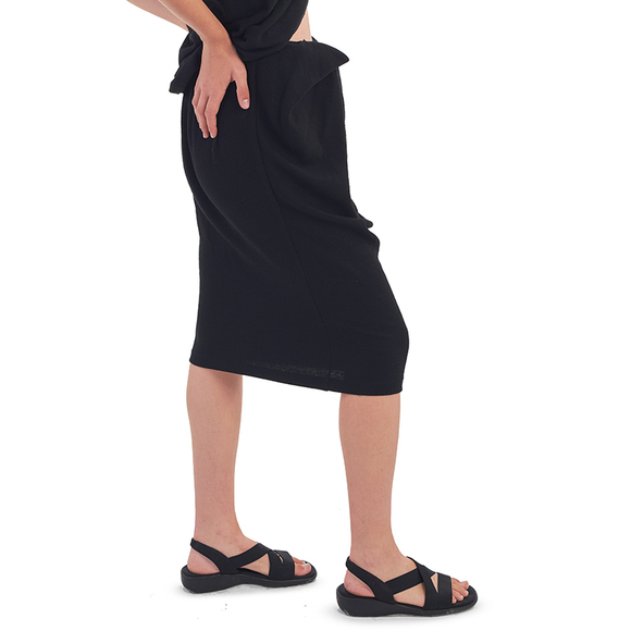 JO NO FUI BLACK MIDI SKIRT | WOMENS SIZE 29 - Picture 3 of 4